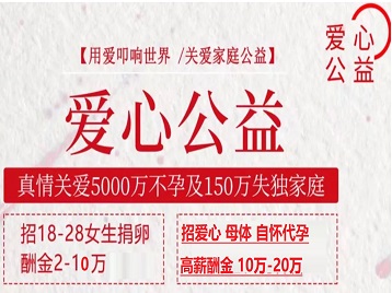 汕头市捐卵助孕生子 爱心志愿者招募